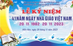 Diễn văn kỷ niệm ngày Nhà giáo Việt Nam