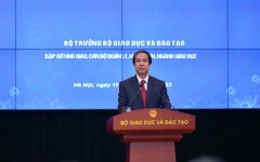 Bộ trưởng Bộ Giáo dục và Đào tạo gặp gỡ nhà giáo, cán bộ quản lý, nhân viên ngành Giáo dục